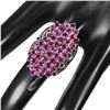 Image 1 : Natural Rhodolite Garnet Ring