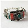 Image 2 : Tibet Hand Made Turquoise Bracelet