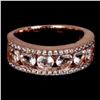 Image 1 : Natural Pink Morganite Eternity Ring