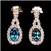 Image 1 : Natural London Blue Topaz Earrings