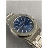 Image 2 : Audemars Piguet  Reproduction- "Royal Oak" Automatic Date Navy Face "AP" On Bracelet. Working