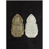 Image 1 : 2Jade Pendants. Approx. 1 3/4" L