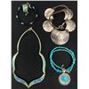 Image 1 : Lot Of Vintage Turquois & Abalone Jewelry