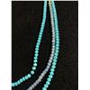 Image 2 : Dainty Triple Strand Beads Necklace, Adjustale 30-33" Length