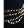 Image 3 : A Double- Triple Strand, Extra Length Gold Plated Copper, Link Necklace Beautiful Condition, Just Li