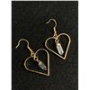 Image 1 : New Clear Quartz Natural Earrings MSRP $ 290.00