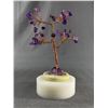 Image 1 : Amethyst w/ Jade Base Bonsai Tree MSRP $ 350.00