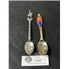 Image 1 : 2 Collectible RCMP Spoons - One Enamelled