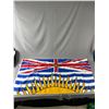 Image 2 : British Columbia Flag - 51" x 27', Japan Flag - 60" x 35" and USA Stars and Stripes -60" x 35"