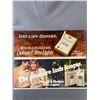 Image 1 : Vintage Benson & Hedges Cigarettes Advertising Signs. Approx. 28 1/2" x 11 1/2"