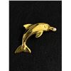 Image 2 : Solid Gold Plated Dolphins Watch Marked ILONA ( Needs Battery) & Dolphin Brooch with Pearl