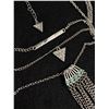 Image 2 : Triple Strand Silver Plated Designer Necklace Marked Guess?