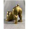 Image 2 : Vintage Heavy Brass Bull Dog Figure. Approx. 5" L