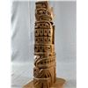 Image 2 : First Nation Nicely Carved Totem Pole 14" Tall Unsigned