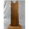 Image 3 : First Nation Nicely Carved Totem Pole 14" Tall Unsigned