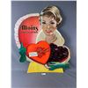 Image 1 : Lg 1950s Moine Chocolate Cardboard Sign Approx 30" x 38"