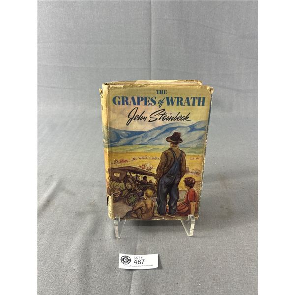 The Grapes of Wrath by John Stienbeck Hardcover Book w/ Original Sleeve