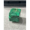 Image 2 : Genuine Natural Malachite Cube. MSRP $280.00