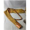 Image 2 : Lot Of Vintage Military Pouches w/ Belts. Includes Metal Canteen