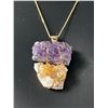 Image 2 : Amethyst And Citrine Necklace MSRP $350.00