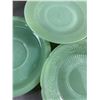 Image 2 : 4 Vintage Jadeite Saucers - Various Patterns
