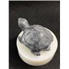 Image 2 : Agate Stone Turtle Carving. MSRP $249.00