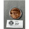 Image 2 : One Ounce .999 Fine Copper Coin. Grizzley Bear