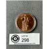 Image 2 : One Ounce .999 Fine Copper Round American Indian Series Red Horse