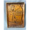 Image 2 : Native Wood Carved Plaques. Approx. 7" x 10" & 7" x 11 1/2". Marked D.Wesley