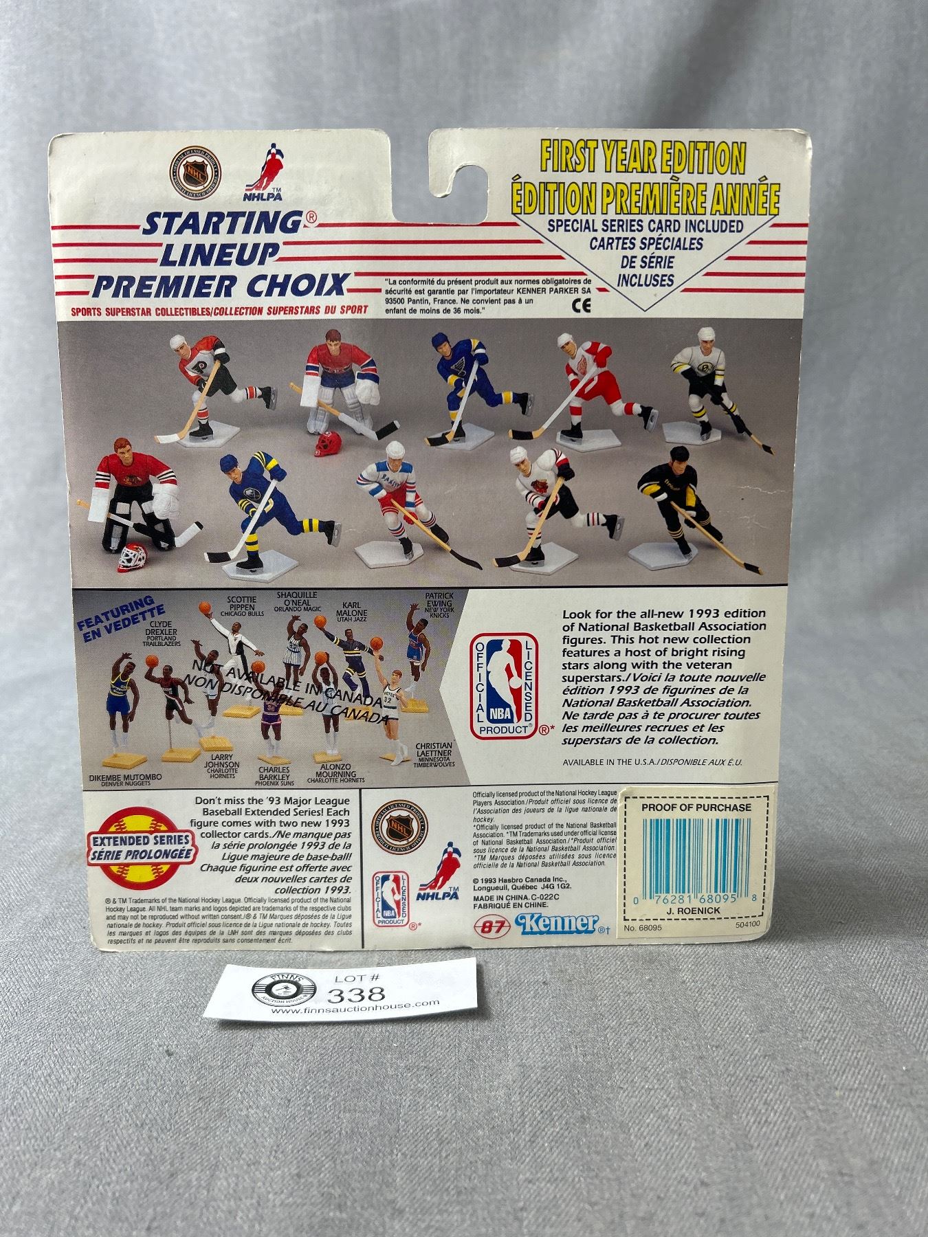 Jeremy Roenick Figure 1993 Kenner Starting Line Up Jeremy Roenick Figure
