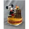 Image 1 : Very Nice 1970's  Mickey Mouse Rotating Music Box. Made in Japan Approx 5" Tall