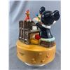 Image 2 : Very Nice 1970's  Mickey Mouse Rotating Music Box. Made in Japan Approx 5" Tall