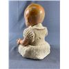 Image 2 : Antique Composition Baby Doll Hard Body Original Era Dress Approx 9" Tall