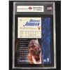 Image 2 : 1995-96 Skybox Premium Michael Jordan Graded KSA 8.5 NMM+ in Hard Case