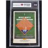 Image 2 : 2022 Panini Diamond Kings Mickey Mantle Graded KSA 8 NMM In Hard Case