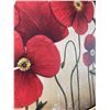 Image 2 : Beautiful  Red Floral Canvas Print.Wood Framed MSRP $275