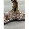 Image 2 : 14" Citrine Bonzai Tree Large Amethyst Base MSRP $3200