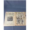 Image 2 : Vintage Hockey News Newspapers 1940's- 50's&1967 SW Magazine With Bobby Orr Rookie Year Feature