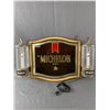 Image 1 : Vintage Michelob Beer Mirror Sign w/ Double Electric Lights. Approx. 24" x 16". NO SHIPPING