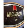 Image 2 : Vintage Michelob Beer Mirror Sign w/ Double Electric Lights. Approx. 24" x 16". NO SHIPPING