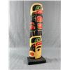 Image 1 : Native Wood Carved & Painted "Eagle Chief" Approx. 16", Marked R. Krawchuk, Squamish BC