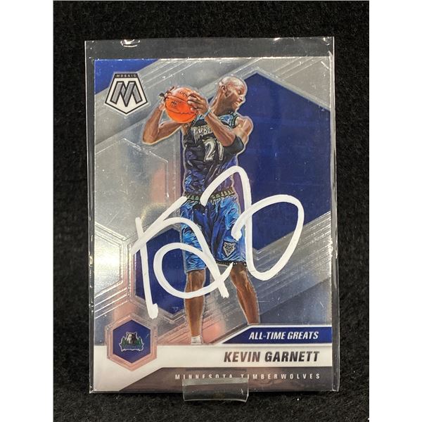 2020-21 Panini Signed Kevin Garnett NBA Card w/ COA