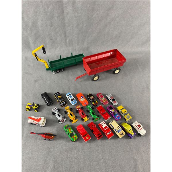 Lot Of Vintage Die Cast Metal Toy Vehicles - Hot Wheels & More