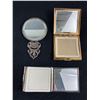 Image 2 : Vintage 1940's Compact, Hand Mirror & Compact Address Book