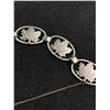 Image 2 : Unusual Sterling Silver Maple Leaf Bracelet