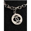 Image 2 : Silver Tone Link w/ 4 Marked CHANEL Charms Bracelet, Original Clasp. Good Condition