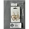 Image 1 : New Rose Quartz Natural Earrings. MSRP $290.00