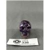 Image 1 : Carved & Polished Amethyst Skull. Approx. 1 1/2" x 2"