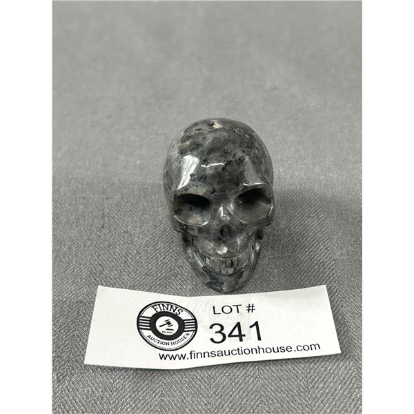 Carved & Polished Quartz Skull. Approx. 1 1/2" x 2"