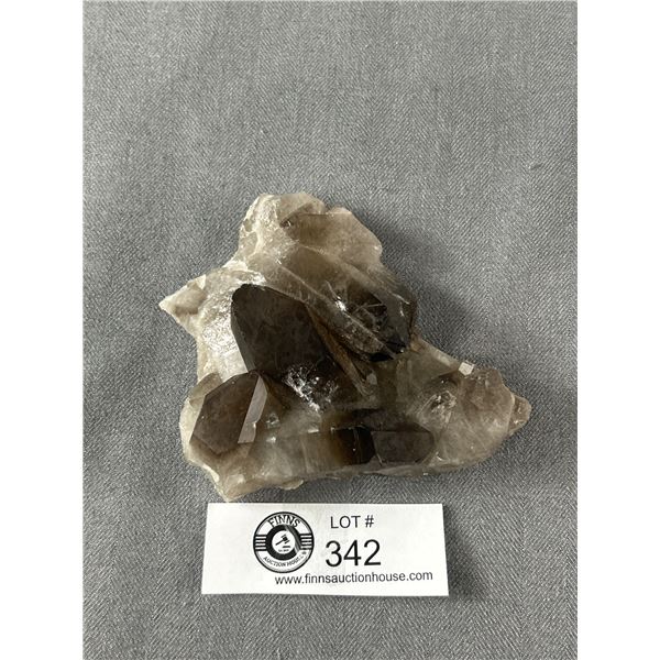 Smoky Quartz Cluster. Approx. 4" x 3 1/2"